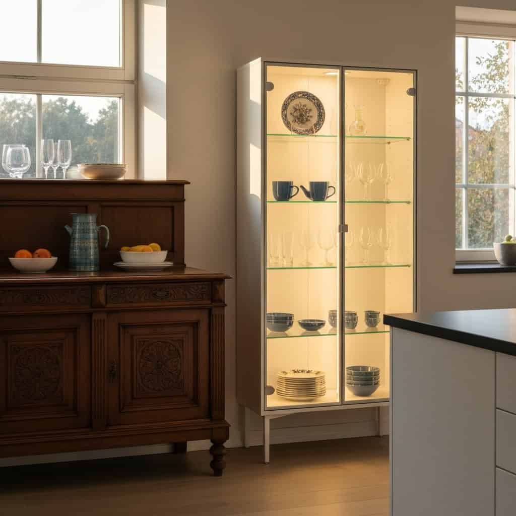 Powrót kredensów i witryn do kuchni: Nostalgia spotyka nowoczesność