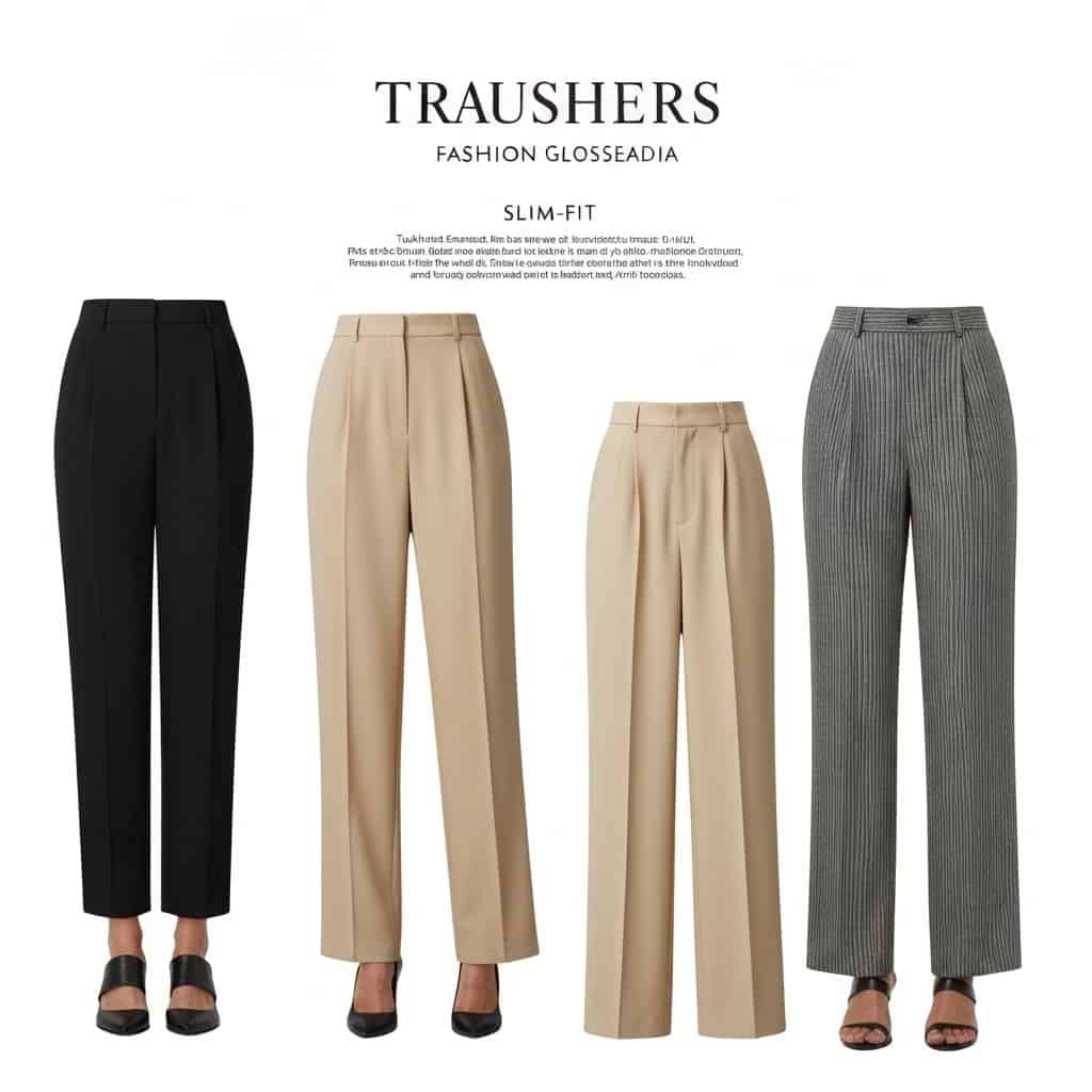 Słowniczek mody: Fasony spodni – przewodnik po trendach i klasykach