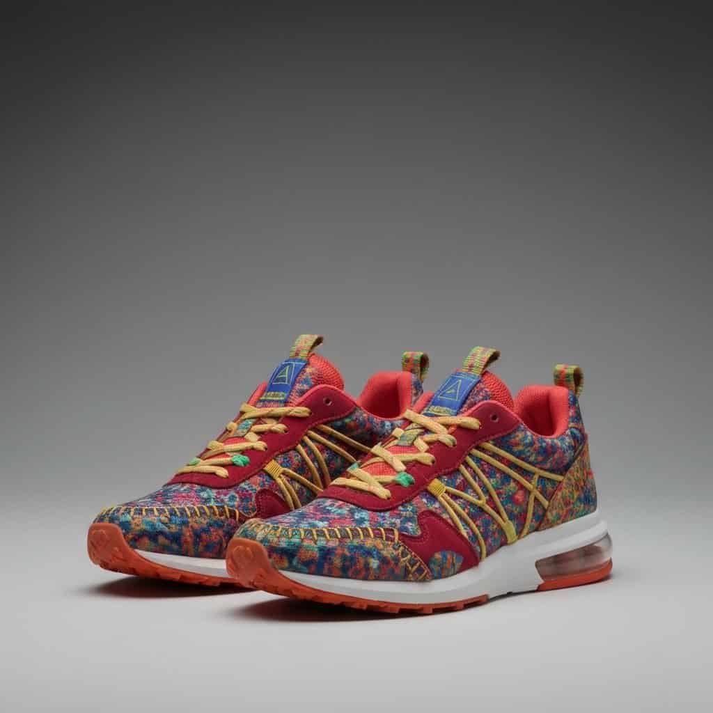 Kolorowe buty jako kluczowy akcent w stylizacji