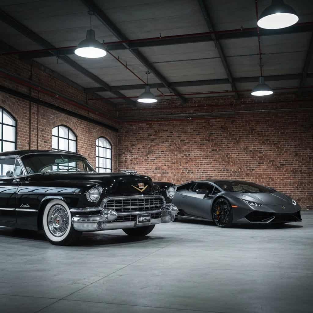 Garaż marzeń: idealny duet starego i nowego